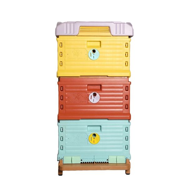 3 Layer Plastic Beehive Accessories Boxes Colorful Foam Sandwich Insulation