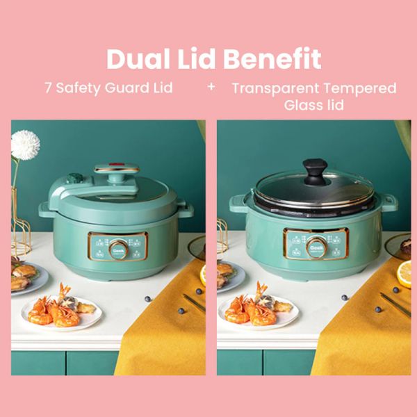 1300W 3L Smart Multifunction Pressure Cooker Hot Pot
