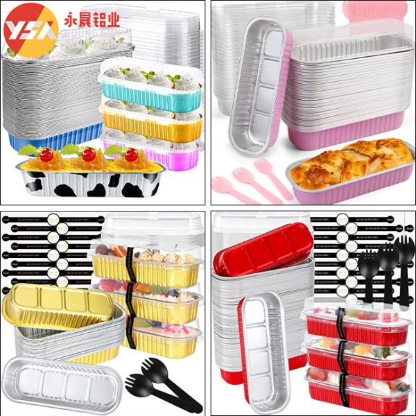 Mini Loaf Pans 200ml Aluminum Pan Foil Cake Pan Aluminum Trays