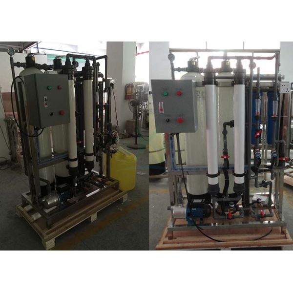 380V 1000LPH Water Purification Systems FRP / SS304 Ro Plant For Commercial