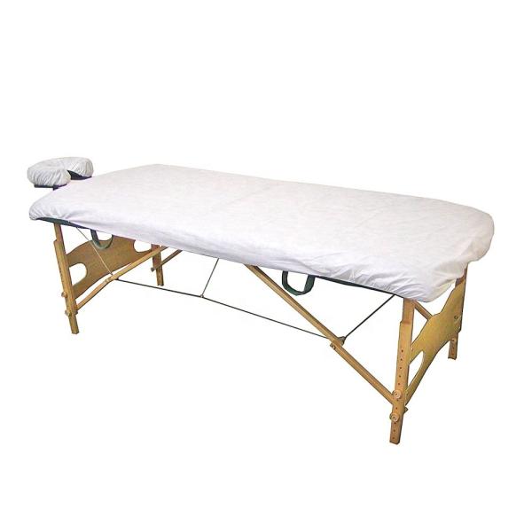 Cheap Beauty Salon Large Spa Pp Non Woven Bed Cover White Color 100*200cm for sale