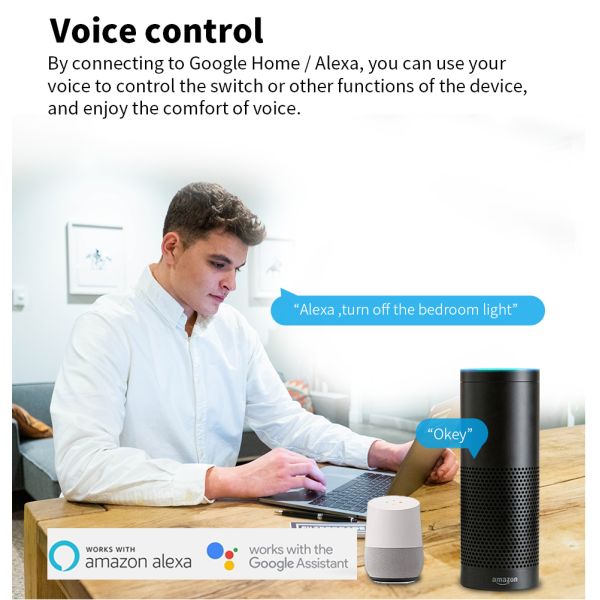 Wireless Tuya Smart Switch Set WiFi Remote Controller Timer