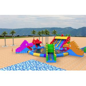 Best Kids Waterproof Inflatable Water Park Dragon Slide wholesale