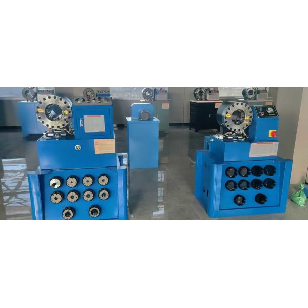 P38 Hydraulic Hose Crimping Machine 6-38mm 300T Force 8 Die Sets