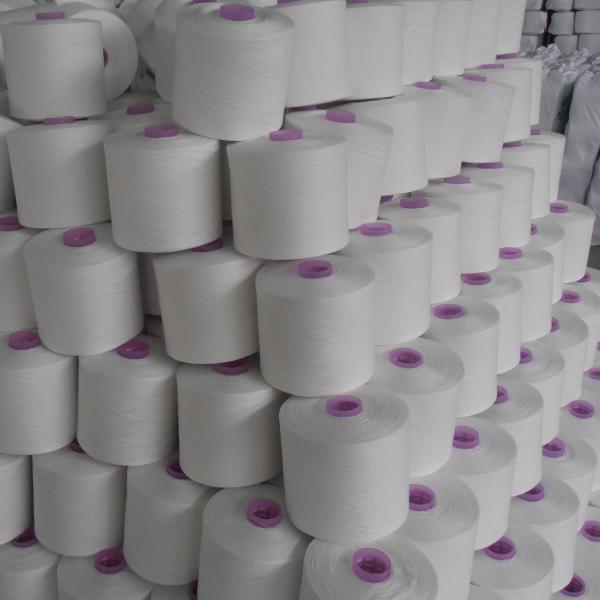 Cheap SZ twist Spun Polyester Yarn 40/2 Oeko-Tex Standard 100 Certificate for sale