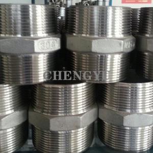 China 904L Forged High Pressure Pipe Fittings 150LBS Threaded Pipe Fitting 310S ASTM B16.9 on sale