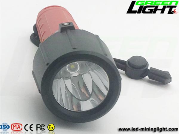 Cheap 3000lux 2200mAh Explosion Proof Torch Light IP68 450lum for sale