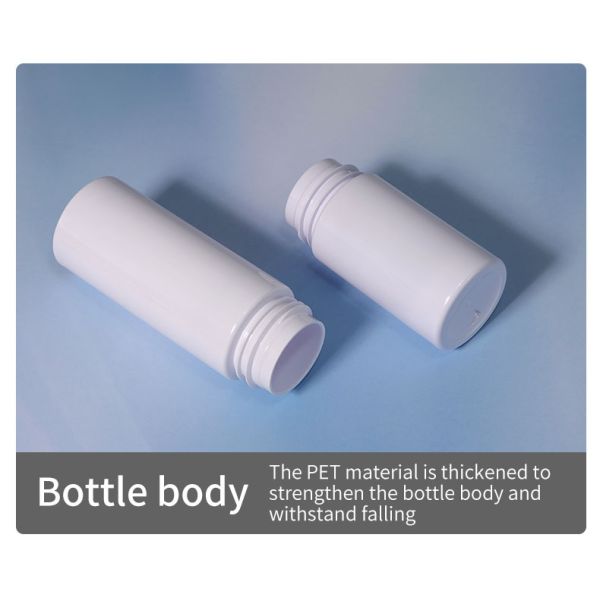 White Cosmetic plastic Bottle 100ml Empty Perfume Bottles Sealing Type Packaging Customized Lid