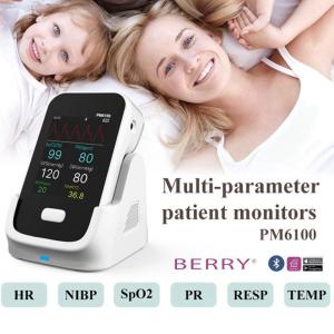Best NIBP ,Spo2, ECG,Temperature Multi Parameter Patient Monitor TFT Display wholesale