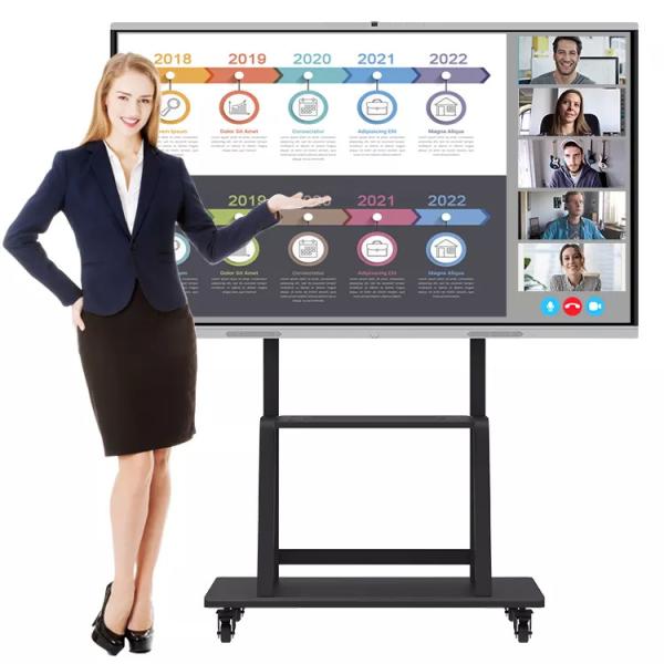 Cheap Multiple Functions Touch Screen Smart Interactive Whiteboard 65" 4k for sale