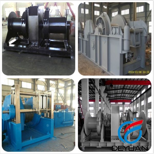 Light Duty Marine Winch Single Drum For Pulling Boats Ships