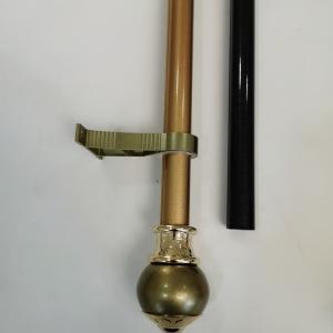 0.4mm Zinc Alloy 6.7 Metres Flexible Curtain Pole