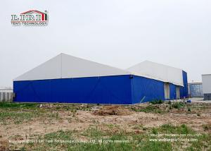 Best 30m Width Industrial Storage Tents With  Block - Out And Translucent Roof Cover wholesale