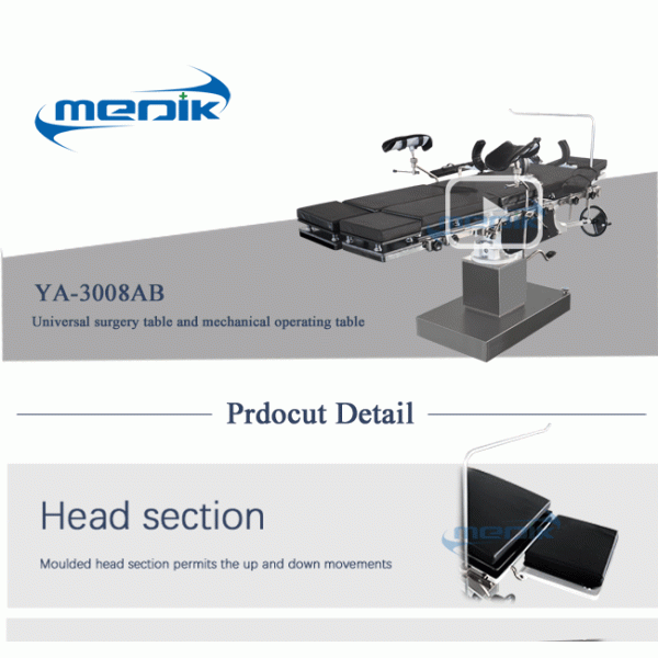 Universal Surgery Table and Mechanical Operating Table