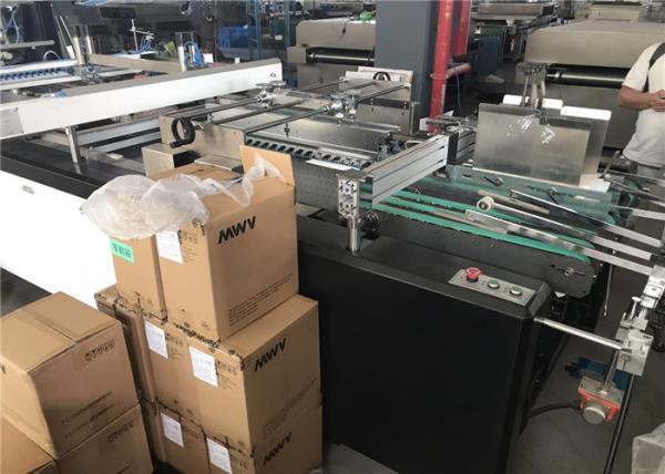 Cheap Cardboard / Carton Window Pasting Machine , Window Filming Machine Stable Box Feeding for sale