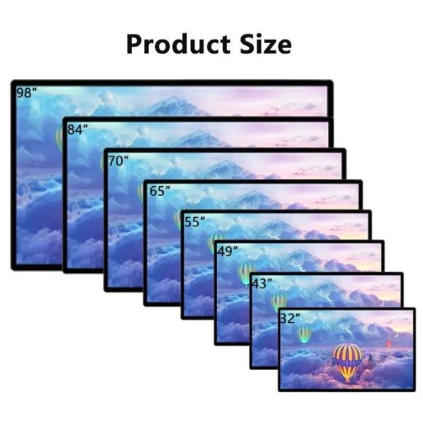 High Brightness Wall Mounted Digital Signage Colorful Explosion Proof 43''