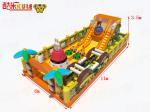 Rabbit Cimbing Bouncy Inflatable Castles With Slides Obstacles