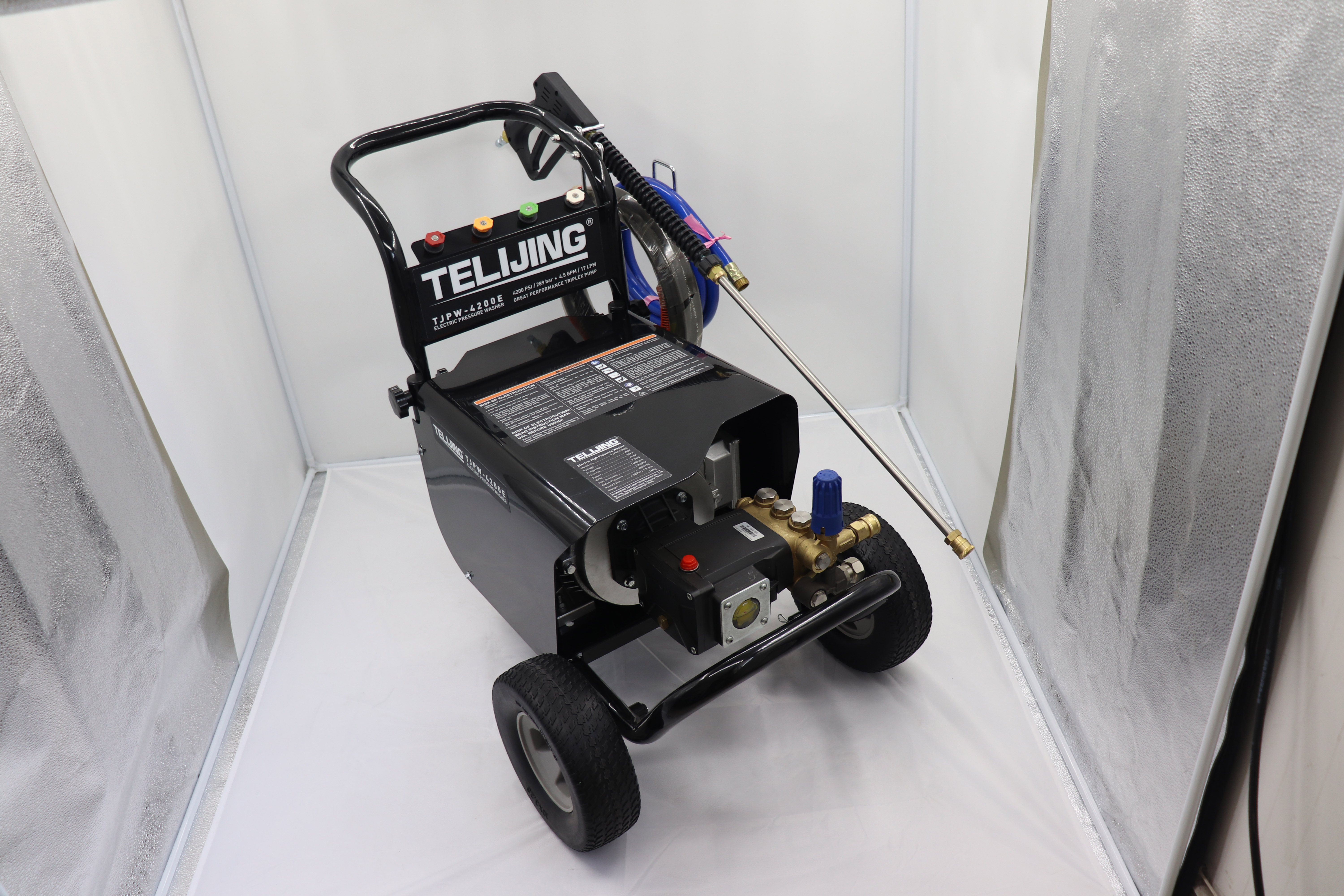 1500PSI / 100bar 60 Triplex Pump Electric Water Jet Cleaner for HIGH PRESSURE CLEANER