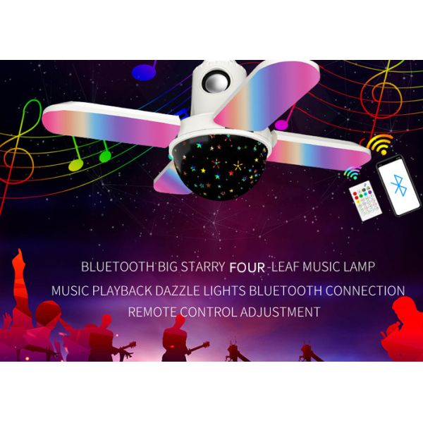 SMD2835 Wireless Bluetooth Light Bulb Speaker 3300Lm Smart Bluetooth Music Lamp