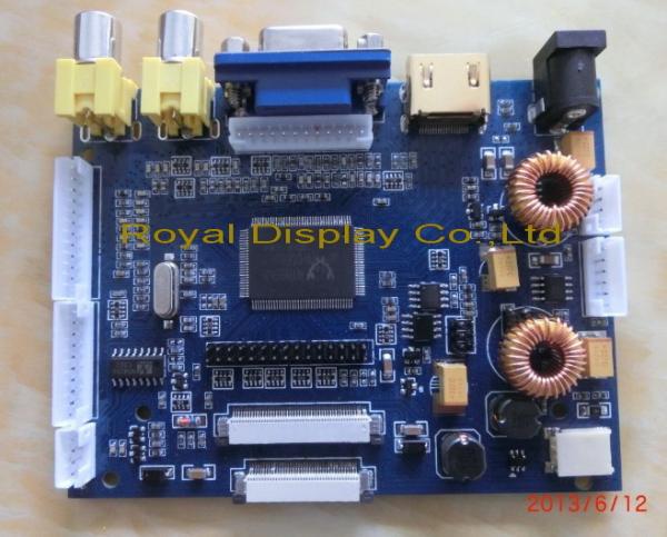 Cheap Royal Display LCD Display Controller Board For LCD Screen VGA AV Signal Input for sale