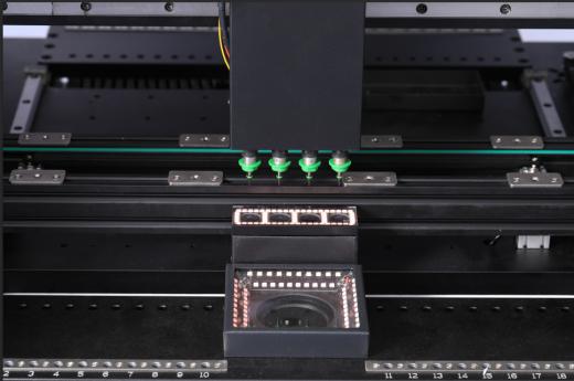 Table SMD Assembly Machine , Desktop Pick And Place Machine A4 With 4 Head