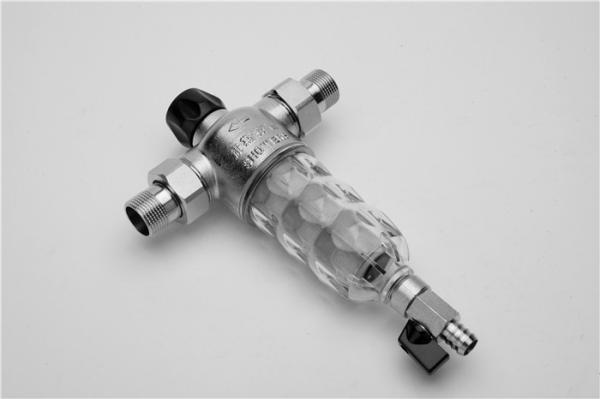Cheap 1" PC Brass Pre Filter For Water Purifier , Pipeline House Sediment Water Filter for sale