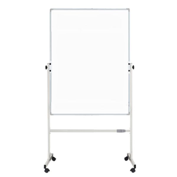 H Style Double Sided Magnetic Whiteboard Smooth Surface 3 Years Warranty