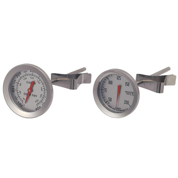 Tiny Professional Candy Thermometer Set , Deep Fry Thermometer Accurate Temp Reading