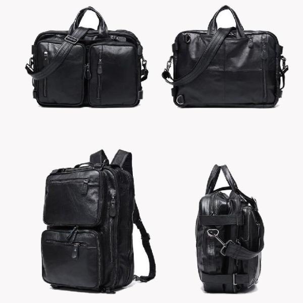 Cheap Retro Multifunctional Men'S First Layer Cowhide Office Laptop Backpack for sale