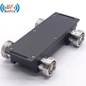 Best Low Pim 698-4000MHz 300W RF 2X2 Out Hybrid Combiner with 4.3-10-F Connector in Black wholesale