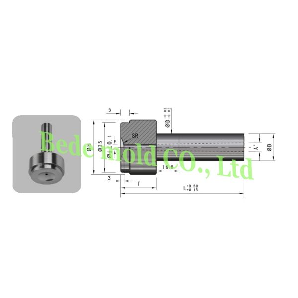 SUJ2 B Mold Sprue Bushing Bearing Steel Injection Molding Components