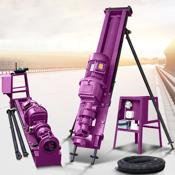 Underground Tunnel Drilling Machine Portable DTH Drilling Equipment Pneumatic Small Drilling Rig