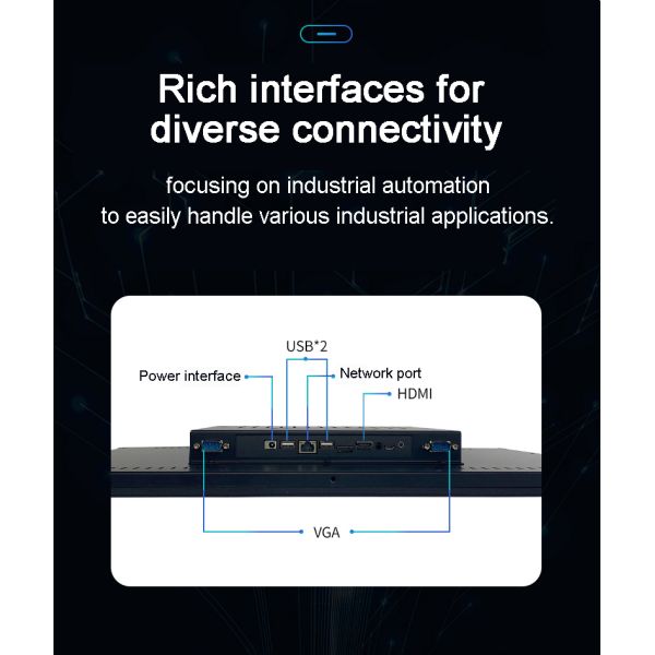 Panel PC IP65 Waterproof Touch Screen HMI Windows 19 Inch Embedded Touchscreen Industrial PC