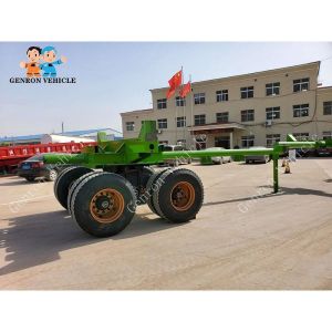 Best Q345 2 Axles 60000kg Logging Semi Trailer With Bogie Suspension wholesale