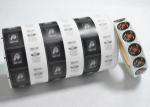 White Custom Eggshell Stickers , Customized Security Labels Stickers