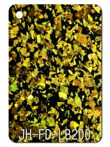 Best 1040x620mm Gold Black Glitter Acrylic Sheets Impact Resistance wholesale