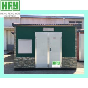 China Box Type Prefabricated Power Distribution Substation EU EEU Standard Outdoor 630KVA on sale
