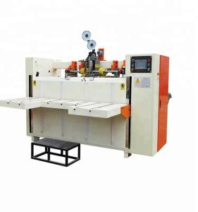 Double Servo Carton Stapling Machine Multi Layer Corrugated Box Production