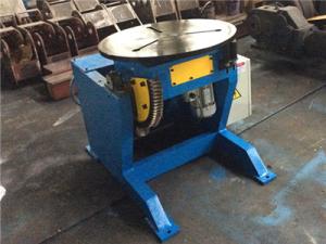 China 300kg welding positioner with welding chuck  VFD Speed Control on sale
