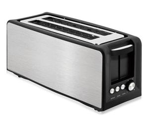 Rectangle Stainless Steel Bread Toaster 4 Slice Long Toaster