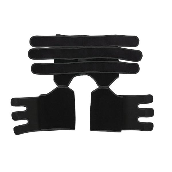 Black Elastic Band Belly And Thigh Trimmer Neoprene Booty Sculptor Thigh Trimmers