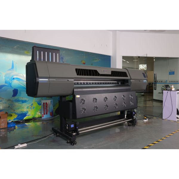 1.6m Industrial Canvas Printer Inkjet Plotter Canvas I3200-U1 Printhead EP1604 UV (2 Heads) 4 Colors Eco Solvent Printer