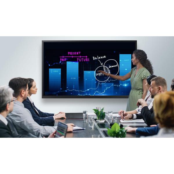 130 Inch Interactive Whiteboard with 10-Point Touch and 3840*2160 Resolution for Smart Classrooms