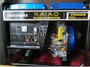 Best 3600rpm 60hz Open Frame Diesel Generators , Portable Diesel Generator 3KW wholesale