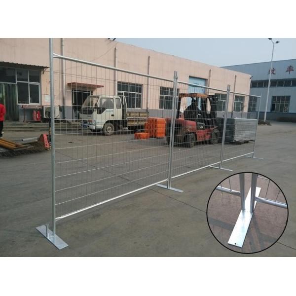 Australia Adeliade AS4687-2007 standard Temporary Fencing Panels 2.1mx2.4m OD32mm wall thick 2.00mm Mesh 60mmx150mm