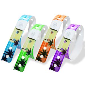 Best Personalized Vinyl PVC Wristbands With Logo Silk Screen Printing wholesale