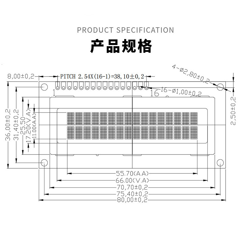 LCD1602 Character LCD Module 5V 16x2 Lcd Module Blue Screen I2c 16x2 Arduino Lcd Display Module