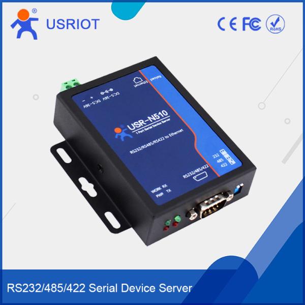 Cheap USR-N510 RS232 RS485 RS422 serial to Ethernet converter with modbus RTU Websocket function for sale