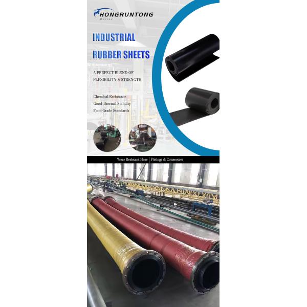 Shock Absorbing 6 Inch Slurry Suction Hose High Flow Efficiency Explosion Proof Certifications