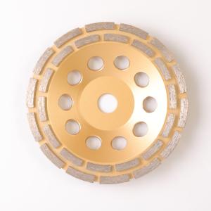 Best Double Row Diamond Grinding Cup Wheel , 5 Inch 4 Inch Diamond Grinding Wheel wholesale